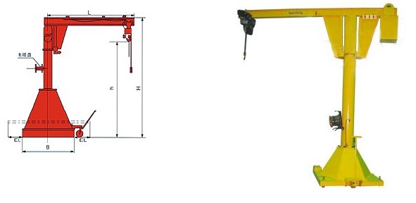 移動式旋臂吊
